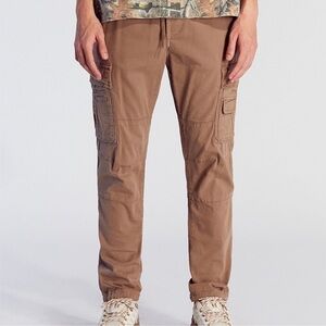 Pacsun Stretch Taupe Men’s Slim Cargo Pants